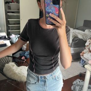 Gray with pink trimming urban outfitters too